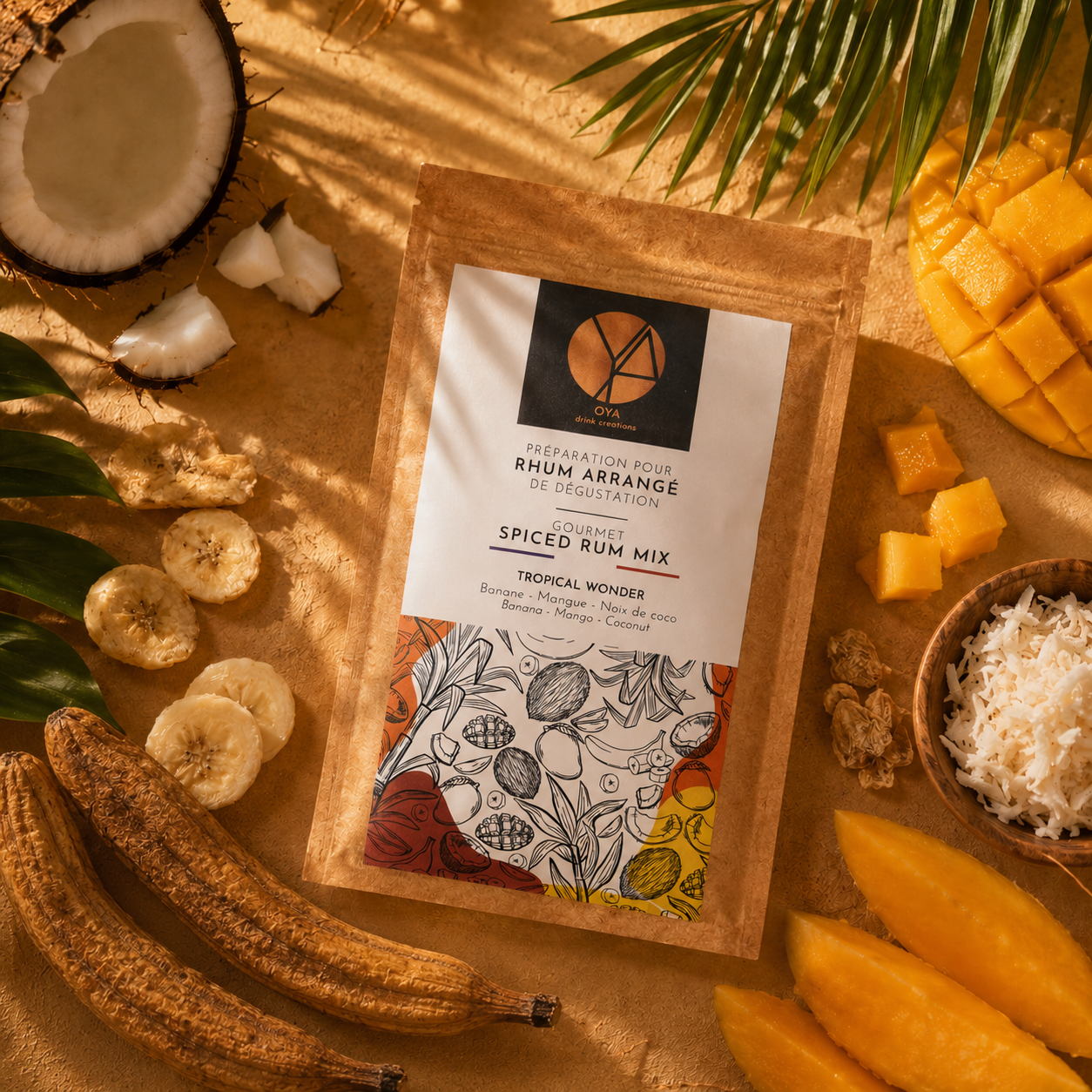 - TROPICAL WONDER - Banane Mangue Noix de Coco
